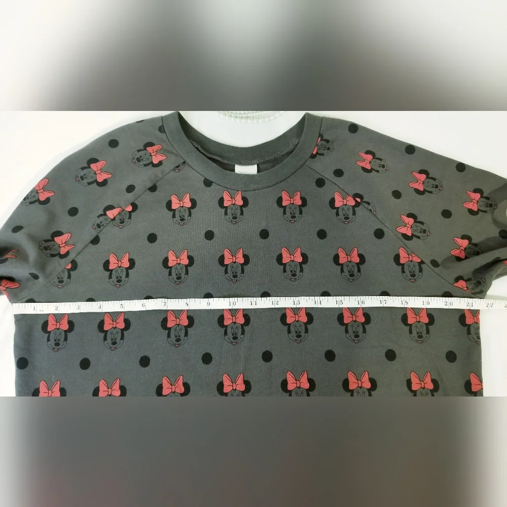 Disney Minnie Mouse Crewneck Sweatshirt - Picture 9 of 11